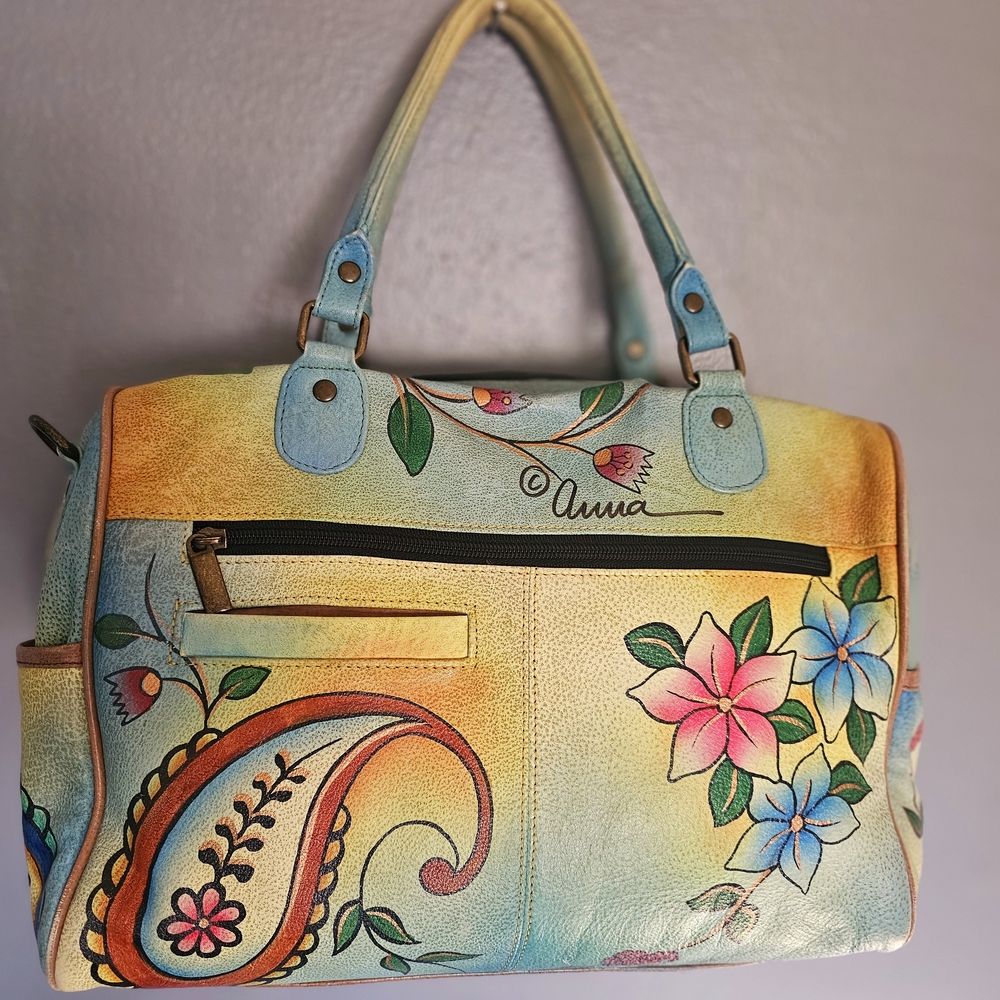 Anna Multicolor Floral Satchel